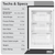 Baridi DH251 55cm Undercounter Freezer with Adjustable Thermostat, 85L - Black