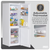 Baridi DH252 60/40 Low Frost Fridge Freezer 157L Capacity - White