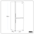 Baridi DH252 60/40 Low Frost Fridge Freezer 157L Capacity - White