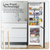 Baridi DH253 47cm 60/40 Fridge Freezer, 157L Capacity Low Frost