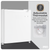 Baridi DH254 Mini Tabletop Fridge/Freezer, 31L Capacity - White