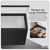 Baridi DH259 Freestanding Chest Freezer 254L Capacity - Black