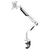 Dellonda DH26 Adjustable Single Monitor Arm with 360° Rotation - White