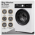 Baridi DH263 8/5kg Washer Dryer, Front Loading, 1400rpm Energy Rating A – White