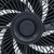 Baridi DH264 12" Pedestal Fan with Remote Control, Back Light & 12hr Timer - Grey