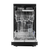 Baridi DH267 Slimline Freestanding Dishwasher 45cm Wide 10 Place Settings - Black