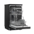 Baridi DH267 Slimline Freestanding Dishwasher 45cm Wide 10 Place Settings - Black