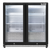 Baridi DH272 Back Bar Drinks Fridge/Cooler with Double Hinged Door & Security Lock 190L - Black