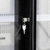 Baridi DH273 Back Bar Drinks Fridge/Cooler with Double Sliding Door & Security Lock 190L - Black