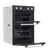 Baridi DH278 72cm Built-Under Double Oven, 74L Capacity, Energy Rating A – Black