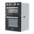 Baridi DH279 90cm Built-In Double Oven, 88L Capacity, Energy Rating A - Black