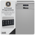 Baridi DH280 Regular Sized Freestanding Dishwasher 60cm Wide 13 Place Settings - Silver