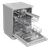 Baridi DH280 Regular Sized Freestanding Dishwasher 60cm Wide 13 Place Settings - Silver