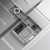 Baridi DH280 Regular Sized Freestanding Dishwasher 60cm Wide 13 Place Settings - Silver