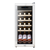 Baridi DH29 18 Bottle Wine Fridge with Digital Touch Screen Controls & LED Light - Stainless Steel