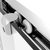 Baridi DH295 Sliding Shower Door 1200 x 1850mm, 6mm Tempered Glass, Reversible - Black