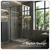 Baridi DH298 Corner Shower Entry Enclosure 800 x 800 x 1850mm with 6mm Tempered Glass - Chrome