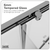 Baridi DH300 Corner Shower Entry Enclosure 1000 x 800 x 1850mm with 6mm Tempered Glass - Chrome