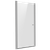 Baridi DH303 Pivot Shower Door 800 x 1850mm, 6mm Tempered Glass, Reversible - Chrome