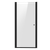 Baridi DH304 Pivot Shower Door 800 x 1850mm, 6mm Tempered Glass, Reversible - Black