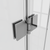 Baridi DH305 Bi-Fold Shower Door 800 x 1850mm, 6mm Tempered Glass, Reversible - Chrome