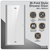 Baridi DH305 Bi-Fold Shower Door 800 x 1850mm, 6mm Tempered Glass, Reversible - Chrome