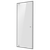 Baridi DH306 Hinged Shower Door 800 x 1850mm, 6mm Tempered Glass, Reversible - Chrome