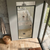 Baridi DH307 Hinged Shower Door 800 x 1850mm, 6mm Tempered Glass, Reversible - Black