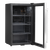 Baridi DH31 Undercounter Drinks, Beer & Wine Fridge with Wire Shelves, Internal Light & Security Lock 85L - Stainless Steel