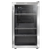 Baridi DH31 Undercounter Drinks, Beer & Wine Fridge with Wire Shelves, Internal Light & Security Lock 85L - Stainless Steel