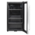 Baridi DH31 Undercounter Drinks, Beer & Wine Fridge with Wire Shelves, Internal Light & Security Lock 85L - Stainless Steel
