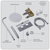 Baridi DH318 Concealed Thermostatic Shower Set 20cm Round Head & Hand Shower - Chrome