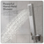 Baridi DH320 Concealed Thermostatic Shower Set 20 x 20cm Square Head & Hand Shower - Chrome