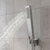 Baridi DH320 Concealed Thermostatic Shower Set 20 x 20cm Square Head & Hand Shower - Chrome