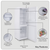 Baridi DH326 60/40 Smart Frost Fridge Freezer 227L Capacity – White