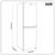 Baridi DH326 60/40 Smart Frost Fridge Freezer 227L Capacity – White