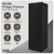 Baridi DH329 50/50 Smart Frost Fridge Freezer 254L Capacity – Black