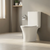 Baridi DH332 Close-Coupled Toilet with Soft Close Seat, Dual Flush Cistern & Rimless Flush – White