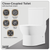 Baridi DH333 Close-Coupled Toilet with Soft Close Seat, Dual Flush Cistern & Rimless Flush – White