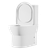 Baridi DH333 Close-Coupled Toilet with Soft Close Seat, Dual Flush Cistern & Rimless Flush – White