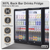 Baridi DH336 Back Bar Drinks Fridge/Cooler with Triple Hinged Door & Security Lock 307L - Black