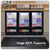 Baridi DH336 Back Bar Drinks Fridge/Cooler with Triple Hinged Door & Security Lock 307L - Black