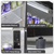 Baridi DH336 Back Bar Drinks Fridge/Cooler with Triple Hinged Door & Security Lock 307L - Black