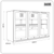 Baridi DH336 Back Bar Drinks Fridge/Cooler with Triple Hinged Door & Security Lock 307L - Black