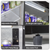 Baridi DH337 Back Bar Drinks Fridge/Cooler with Triple Sliding Door & Security Lock 307L - Black
