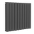 Baridi DH340 Horizontal Radiator Contemporary Double Flat Panel Design 600 x 700mm – Anthracite