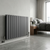 Baridi DH341 Horizontal Radiator Contemporary Double Flat Panel Design 600 x 910mm – Anthracite