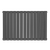 Baridi DH341 Horizontal Radiator Contemporary Double Flat Panel Design 600 x 910mm – Anthracite