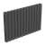 Baridi DH341 Horizontal Radiator Contemporary Double Flat Panel Design 600 x 910mm – Anthracite