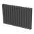 Baridi DH341 Horizontal Radiator Contemporary Double Flat Panel Design 600 x 910mm – Anthracite